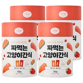 원더푸드 짜먹는 고양이 간식 60p
