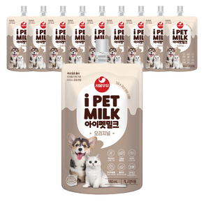 아이펫밀크 반려동물 오리지널, 우유맛, 180ml, 10개