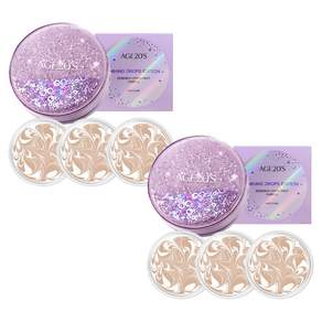 에이지투웨니스 샤이닝 드롭 에디션 뉴오리지널 에센스 커버 팩트 케이스 + 리필 12.5g x 3p