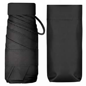 코멧 자외선 차단 초경량 미니 5단 우산 양산 + 커버 세트