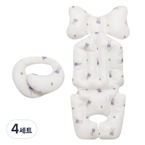 베베누보 사계절 양면 유모차 시트 라이너 + 목쿠션 세트