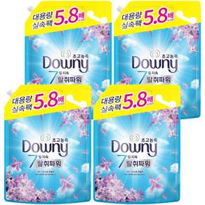 다우니 탈취파워 고농축 섬유유연제 레몬그라스와 라일락 리필
