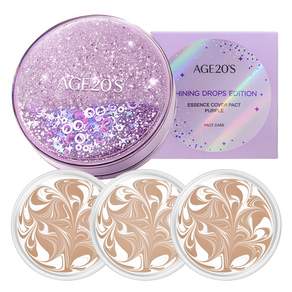 에이지투웨니스 샤이닝 드롭 에디션 뉴오리지널 에센스 커버 팩트 케이스 + 리필 12.5g x 3p