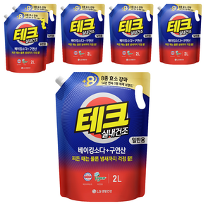 테크 베이킹소다 플러스 구연산 실내건조 액체세제 일반용 리필