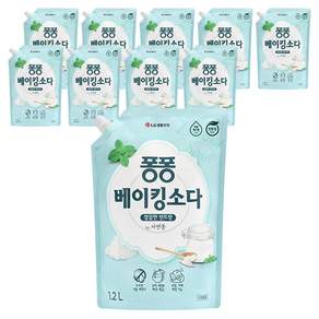 퐁퐁 베이킹소다 주방세제 깔끔한 민트향 리필형