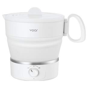 보아르 폴더블 휴대용 접이식 프리볼트 여행용 전기포트, VPEP-004WH