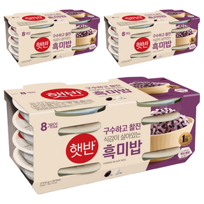햇반 흑미밥