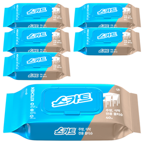 스카트 주방 식탁 전용 물티슈 40매