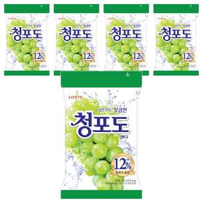 롯데웰푸드 청포도 캔디