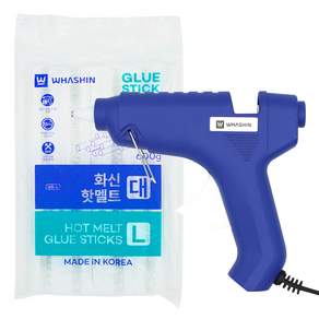 화신 GL-40W 글루건 대 + 핫멜트 대 11mm 600g