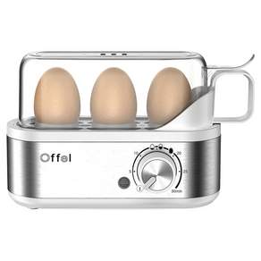 오펠 타이머장착 스텐레스 3구 계란찜기, OFB-1010