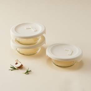 락앤락 바로한끼 내열유리 밥용기 아이보리