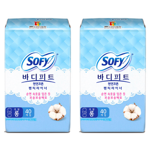쏘피 바디피트 천연코튼 팬티라이너 무향