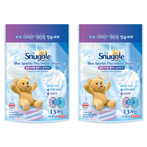 스너글 블루스파클 플러스 실내건조 캡슐세제 15.2g