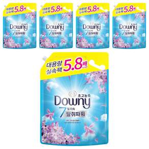 다우니 탈취파워 고농축 섬유유연제 레몬그라스와 라일락 리필