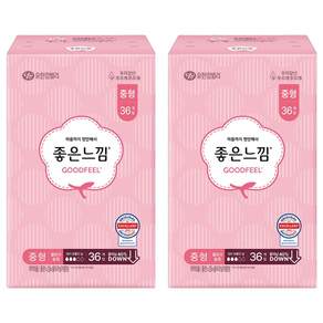 좋은느낌 에어핏 쿠션 울트라 슬림 생리대 날개형