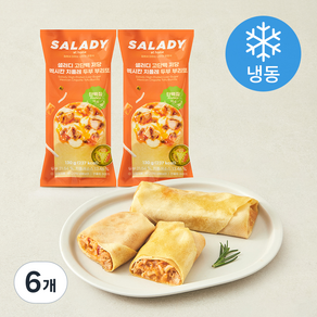 샐러디 고단백 저당 멕시칸 치폴레 두부 부리또 (냉동), 130g, 6개