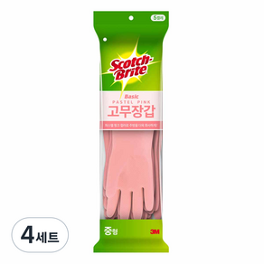 스카치브라이트 베이직 고무장갑 5p