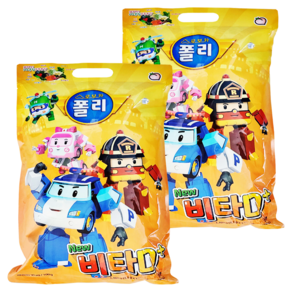 로보카폴리 비타 D 플러스 복숭아맛 캔디