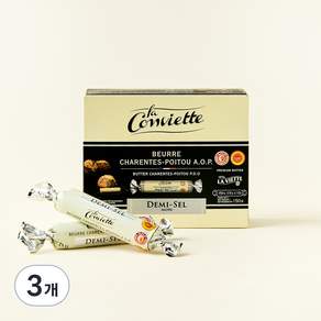 라꽁비에뜨 AOP 가염 버터, 150g, 3개 - 버터