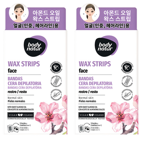 바디네이처 페이스 스위트 아몬드 왁스스트립 인중/헤어라인용