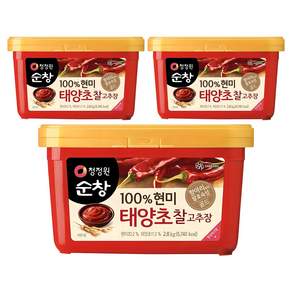 청정원순창 100% 현미 태양초 찰고추장