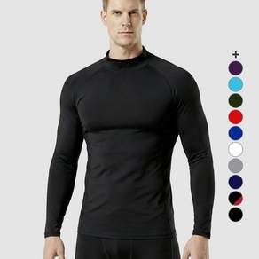 아르메데스 남성용 사계절 언더레이어 터틀 상의 AR-67