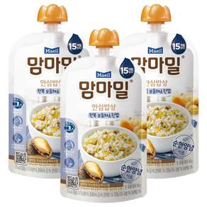 맘마밀 안심밥상 레토르트 이유식