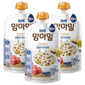 맘마밀 안심밥상 레토르트 이유식