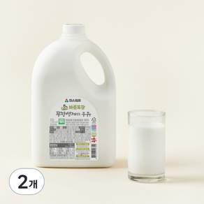 파스퇴르 무항생제 인증 바른목장 우유