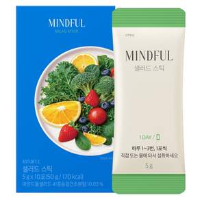 푸드올로지 마인드풀 샐러드스틱 10p, 1개, 50g