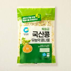 청정원 특등급 국산콩 무농약 콩나물, 340g, 1개