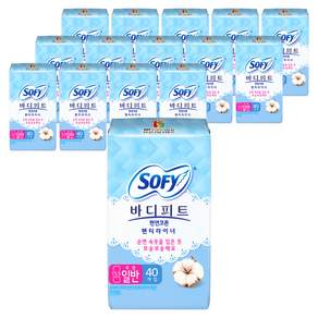 바디피트 천연코튼 팬티라이너 무향