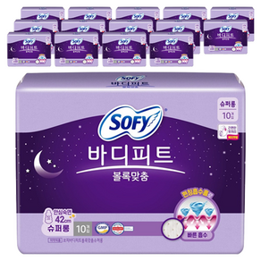 바디피트 볼록맞춤 생리대날개형