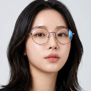 룩옵티컬 6.4g 티타늄 남녀공용 코리안핏 안경테 블루라이트 차단 렌즈+고급가죽케이스 1개