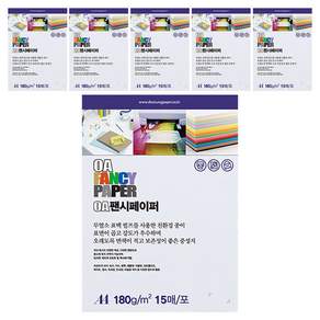 두성종이 OA 팬시페이퍼 컬러복사지 백색 180g R26