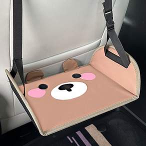 원더파파 카시트 발받침대 귀여운 캐릭터 유아 발판, 심쿵 곰돌이, 1개