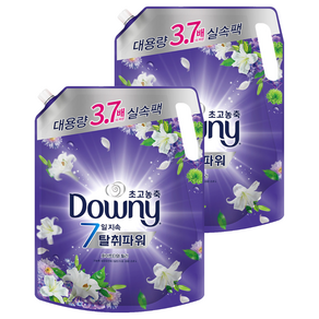 다우니 초고농축 7일지속 탈취파워 섬유유연제 화이트티와 릴리 리필