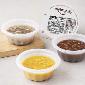 베이비본죽 유아식 덮밥소스 A 한우샤브덮밥소스 130g + 해물짜장덮밥소스 130g + 단호박미트카레덮밥소스 130g + 오므라이스덮밥소스 130g 세트
