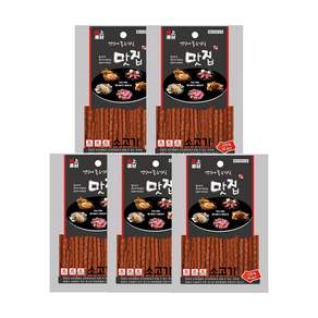 극상소재 반려동물 맛집 건강에 좋은 간식, 소고기, 100g, 5개