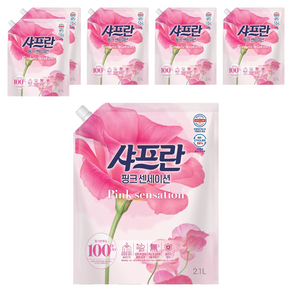 샤프란 섬유유연제 핑크 센세이션 리필