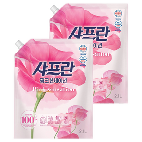 샤프란 섬유유연제 핑크 센세이션 리필