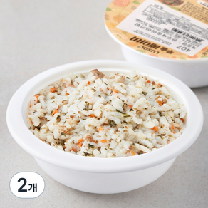 루솔 4단계 13개월 이상 한우 새송이 아기밥 407, 혼합맛(한우/새송이버섯), 180g, 2개