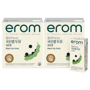 이롬 황성주 박사의 국산콩 두유 검은콩