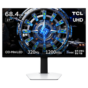 TCL 4K UHD QD-MiniLED 160Hz FHD 320Hz 듀얼 모드 HFS 게이밍 모니터