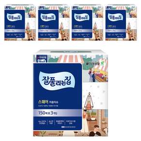 잘풀리는집 천연펄프 미용티슈 2겹