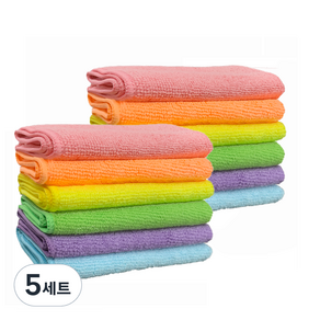 코멧 키친 컬러풀 극세사 행주 12개