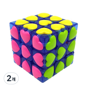 블루마토 3x3 하트 입체 큐브 15 60 x 60 mm YJ8311