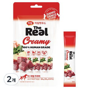 하림펫푸드더리얼 강아지 크리미 짜먹는 간식
