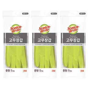 스카치브라이트 프리미엄 고무장갑 5개입